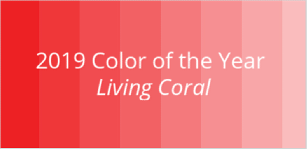 December's Color of the Month is Living Coral (Pantone 16-1546)