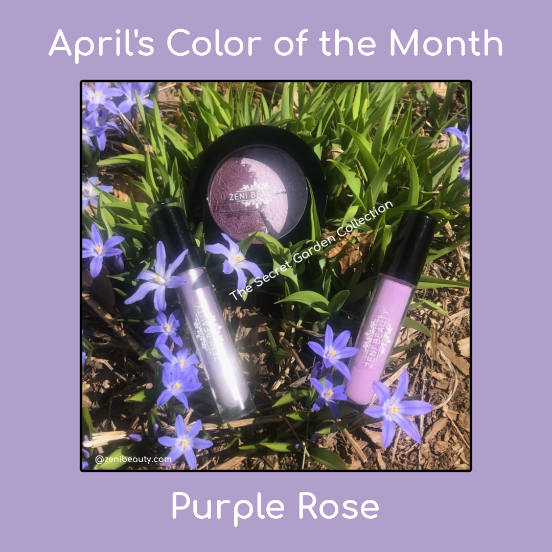April's Color of the Month Purple Rose