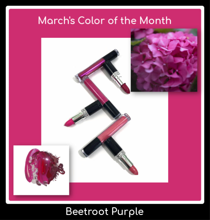 March's Color of the Month is Beetroot Purple