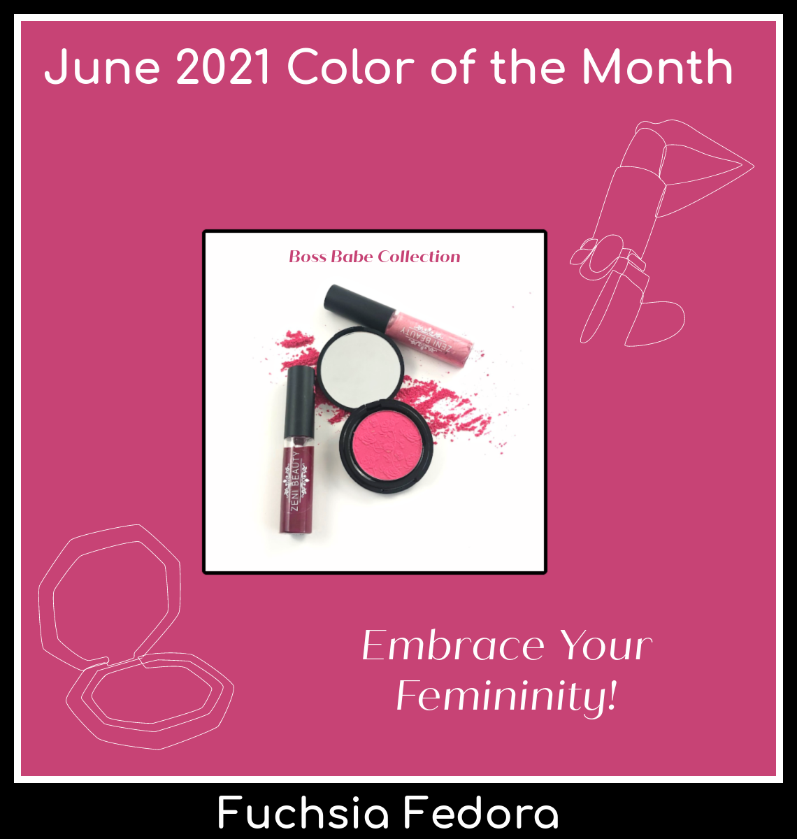 June's Color of the Month is Fuchsia Fedora