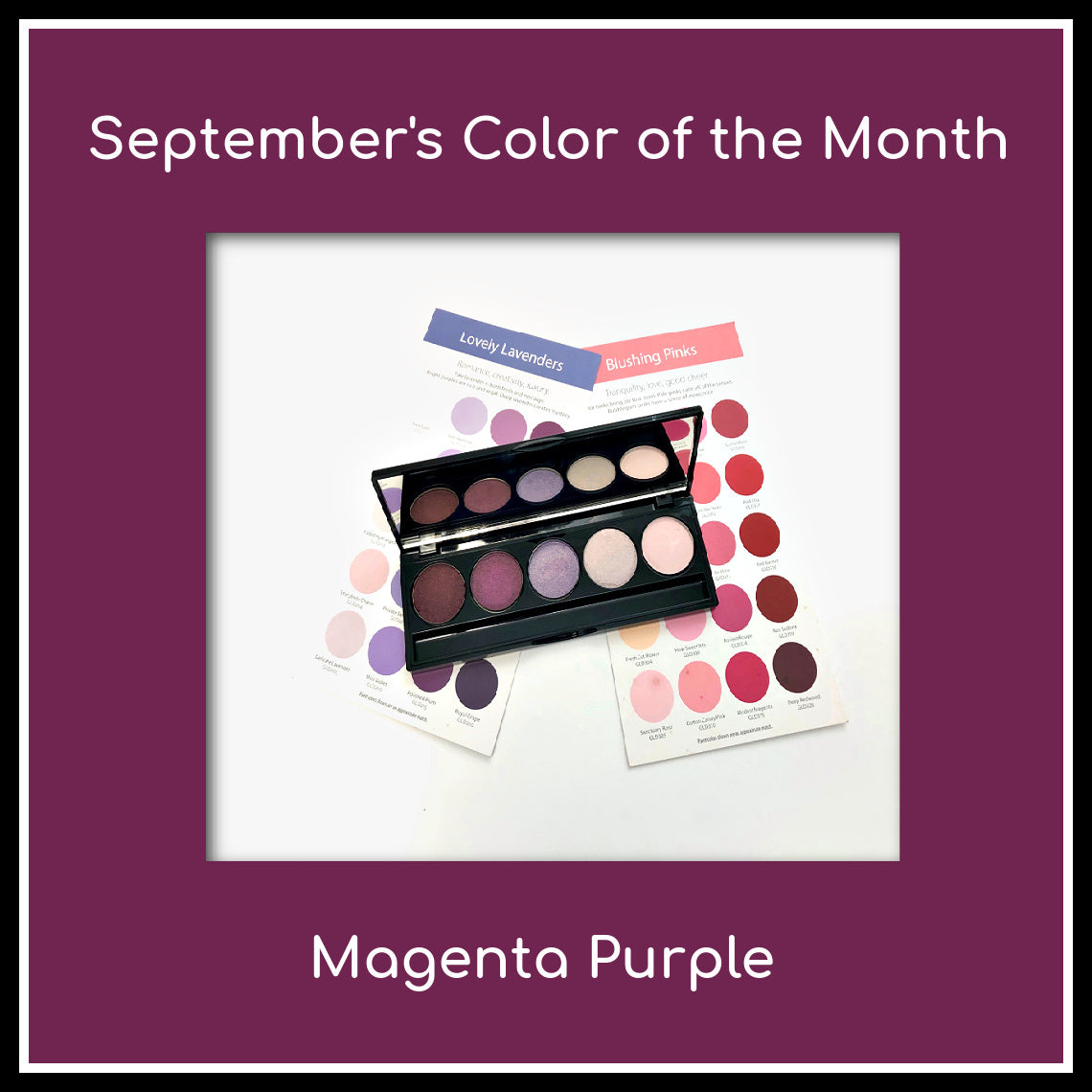 September's Color of the Month is Magenta Purple
