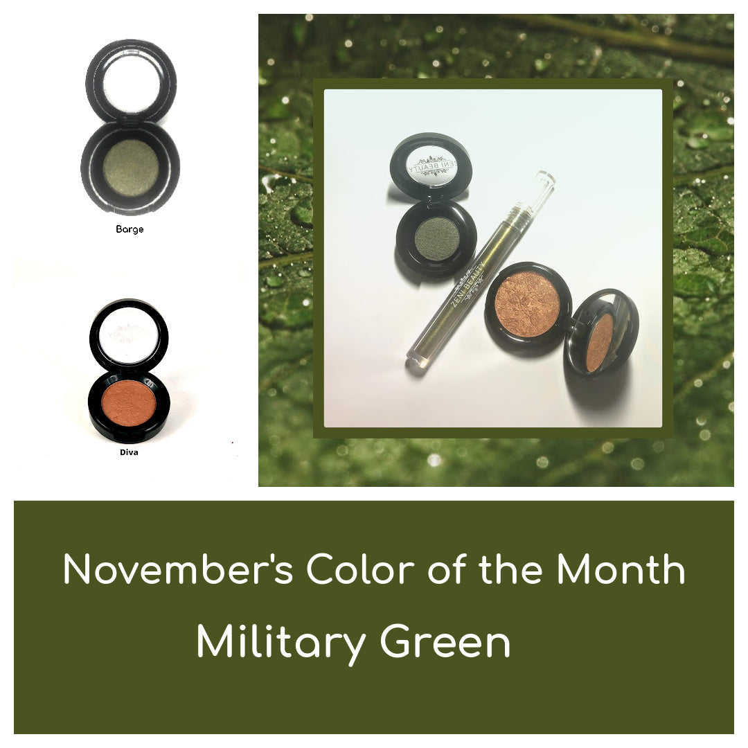 November's Color of the Month is Military Olive