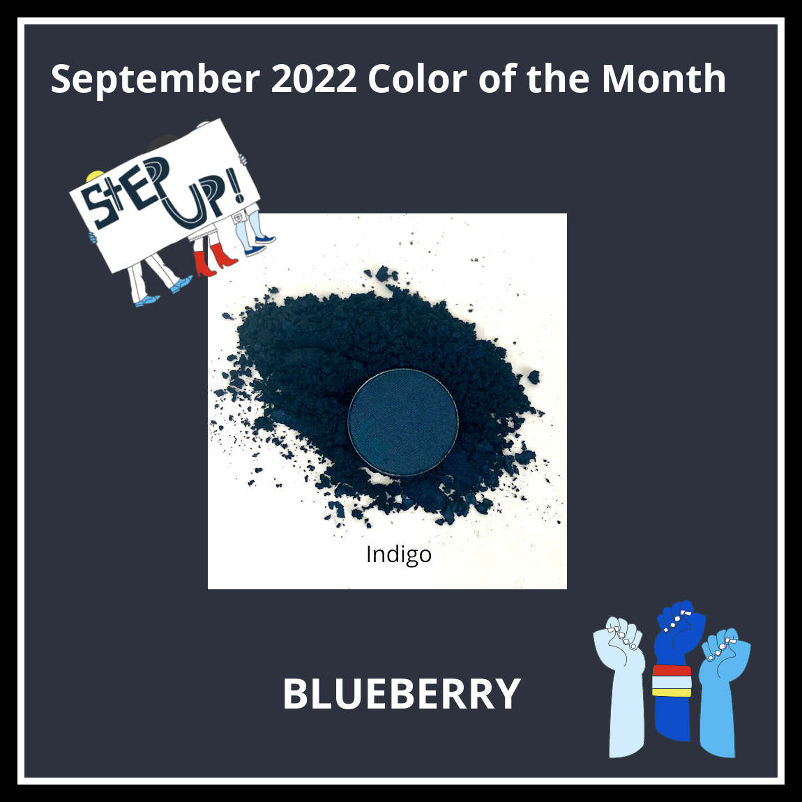 September 2022 Color of the Month is Blueberry